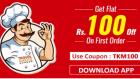 Get 50% cashback on first order at Travelkhana