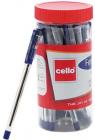 Cello Finegrip Jar Blue Ball Pen  (Pack of 25)