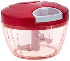 Amazon Brand - Solimo Compact Vegetable Chopper (350 ml, Magenta)