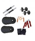 Health Fit India 10kg Dumbbell Rods Home Gym Set