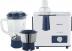 Maharaja Whiteline CLEO (JX-115) 450 W Juicer Mixer Grinder  (White, Blue, 2 Jars)