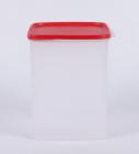 Tupperware Red and White Square 5.4 L Airtight Container