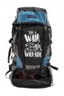 Mufubu Presents Get Unbarred 55 LTR Rucksack for Trekking, Hiking with Shoe Compartment