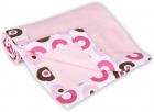 Miss & Chief Printed Single Baby Blanket  (Microfiber, Pink)