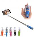 FOTONICA Mini Selfie Stick with AUX Cable - Multicolor