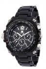 IIK Collection Analogue Round Black Dial MEN