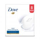 Dove Cream Beauty Bathing Bar With ¼ Moisturizing Cream To Give You Softer, Smoother Skin, 100 g, (Pack Of 8)