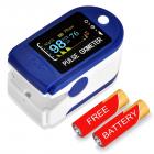 Eyetech Pulse Oximeter Fingertip, Multipurpose et6 Digital Monitoring Pulse Meter Rate & SpO2 with OLED Digital Display [Battery included]