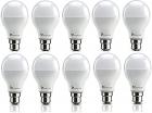 Syska SRL Base B22 9-Watt LED Bulb (Pack of 10, Cool White)