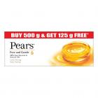 Pears Pure And Gentle Bathing Bar, 125g (Pack Of 5)