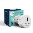 Wipro 10A smart plug with Energy monitoring- Suitable for small appliances like TVs, Electric Kettle, Mobile and Laptop Chargers (Works with Alexa and Google Assistant) (DSP1100)