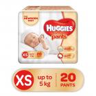 Huggies Ultra Soft Pants Diapers, XS (Pack of 20)