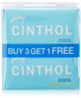 Cinthol Cool Soap, 125g x 3 + 125g Free