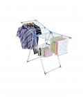 Ozone Wing Style Clothes Drying Stand (Silver)