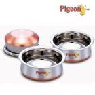 Pigeon Baby Handi Dish Copper Bottom 3Pcs Set