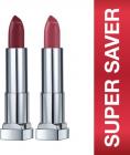 MAYBELLINE NEW YORK Color Sensational Creamy Matte Lipstick (Pack of 2)  (696 Burgundy Blush and 660 Touch of Spice, 7.8 g)