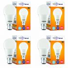 Wipro Garnet Base B22 10-Watt LED Bulb (Pack of 4, Cool Day White)