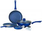 Wonderchef Royal Velvet Induction Base Aluminium Cookware Set With Free Mini Frying Pan, 4-Pieces