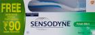 Sensodyne Sensitive Toothpaste Fresh Mint - 130 g plus free Sensodyne Expert sensitive Toothbrush