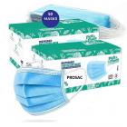 PROSAC 3 Ply Disposable Surgical Mask With Built in Metal Nose Pin and 1 Melt Blown Layer (Pack of 50)