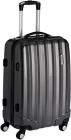 Airmate Polycarbonate 75 cms Black Hard sided Suitcase