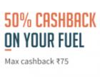 50% Cashback at HP Petrol Pumps with FreeCharge