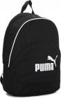 Puma Backpack  (Black-Black-White)