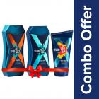 Set Wet Studio X Brightening Face Wash, 100 ml with Cooling and Style Shampoo, 180ml and Refresh Body Wash, 180ml