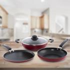 Flipkart SmartBuy Induction Bottom Cookware Set  (Aluminium, 3 - Piece)