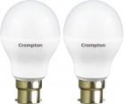 Crompton B22 LED-12WDF-CDL-BI 12-Watt LED Lamp (Pack of 2, Cool Day Light)