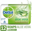 Dettol Soap - 100 g (Pack of 12, Aloe Vera)