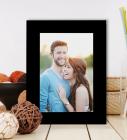 Black Synthetic Wood Table Photo Frame By Art Street