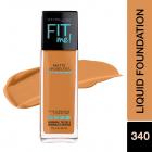 Maybelline New York Fit Me Matte+Poreless Liquid Foundation, 340 Cappuccino, 30ml