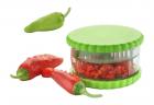 Amiraj Unbreakable Plastic Multi Crusher, Transparent/Green