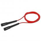 Lifelong Adjustable Length Skipping Rope for Men, Women, Kids and Grils, Gym Training, Exercise and Workout (Red & Black)