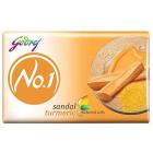 Godrej No.1 Bathing Soap - Sandal & Turmeric, 150g (Pack of 9)