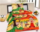 Crusty Cotton Single Cartoon Bedsheet  (Pack of 1, Multicolor)