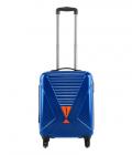 Safari X-Cross Blue 4 Wheel Hard Luggage Trolley -Size:Small (Below 60 CM)