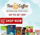 Monsoon Festival:-Tea & Coffee Upto 30 % Off