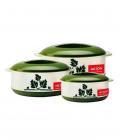 Milton Orchid Casseroles Green - Set of 3