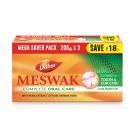 DABUR Meswak: India’s No-1 Fluoride Free Toothpaste | Herbal paste made from pure extract of rare Miswak herb - 600g (200g x3)