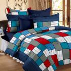 Story@Home Candy 120 TC Cotton Bedsheets For Double Bed, Checks