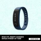 Intex Fitrist Bluetooth Smart Band (Royal Blue)