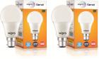 Wipro 10 W Standard B22 LED Bulb  (White, Pack of 2)