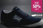 GAS: Formal & Casual Shoes Flat 50% off