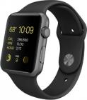 Apple Watch Sport 42 mm Space Grey Aluminium Case with Sport Band Black Smartwatch