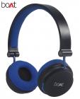 Boat Super Bass Rockerz 400 Bluetooth On-Ear Headphones with Mic (Black/Blue)