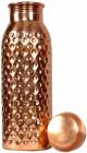 Flipkart SmartBuy Pure copper seamless hammered premium Quality 700 ml Bottle  (Pack of 1, Brown, Copper)