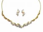 Margarita Pearl Desire Designer Necklace with Designer Earrings