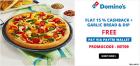 Get Garlic bread and dip free on 350 with additional 15% cashback